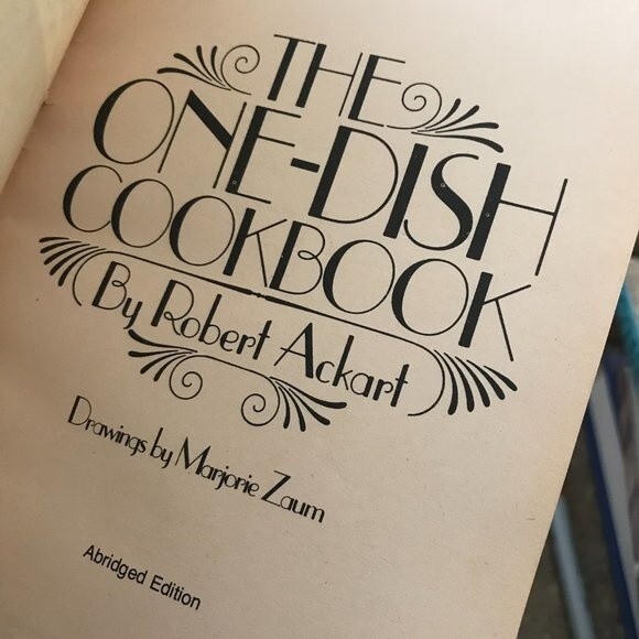The One-Dish Cookbook by Robert Ackart Vintage 1975 Cookbook - Picture 2 of 8